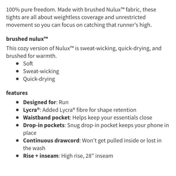 Lululemon Fast & Free High Rise Tight 28” Fuchsia Leggings - Picture 10 of 10